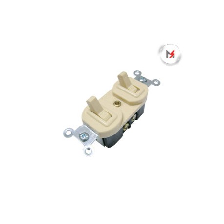 APAGADOR PALANCA DOBLE 15A 127V